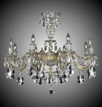 American Brass & Crystal FM9744-O-13S - 8 Light Marlena Flush Mount