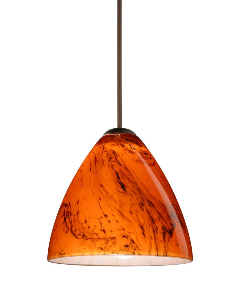 Besa Pendant Mia Bronze Habanero 1x50W Halogen