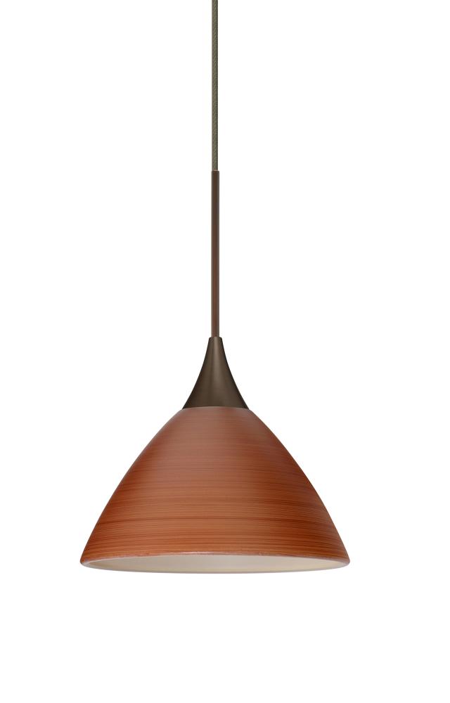 Besa Pendant For Multiport Canopy Domi Bronze Cherry 1x50W Halogen