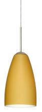 Besa Lighting 1JC-1511VM-LED-SN - Besa Riva 9 LED Pendant Vanilla Matte Satin Nickel 1x9W LED