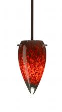 Besa Lighting 1TT-412541-LED-BR - Besa Juli LED Pendant Garnet Bronze 1x9W LED