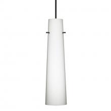 Besa Lighting 1XC-567407-BK-277-DIM010 - Besa Camino Pendant Black Opal Matte 1x50W Halogen, 277V, 0-10V Dimming