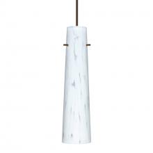 Besa Lighting 1XC-567419-LED-BR-L - Besa Camino Pendant Bronze Carrera 1x50W Halogen, 15Ft. Cord