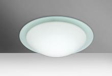 Besa Lighting 977225C - Besa Ceiling Ring 13 White/Frost Ring 1x60W Medium Base