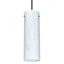 Besa Lighting X-493019-BK - Besa Copa Pendant for Multiport Canopy, Carrera, Black, 1x50W Halogen