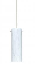 Besa Lighting X-493019-SN-L - Besa Copa Pendant for Multiport Canopy, Carrera, Satin Nickel, 1x50W Halogen, 15Ft. Cord