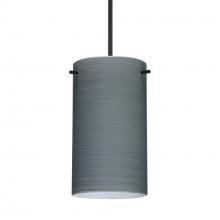 Besa Lighting XP-4404TN-BK-277 - Besa Stilo 7 Pendant Black Titan 1x50W Halogen, 277V