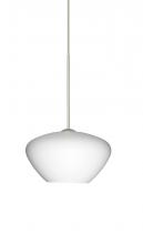 Besa Lighting 1XP-541007-SN - Besa Pendant Peri Satin Nickel Opal Matte 1x50W Halogen