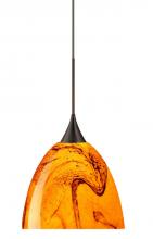 Besa Lighting 1XC-7570HB-BR - Besa Pendant Sasha Bronze Habanero 1x50W GY6.35