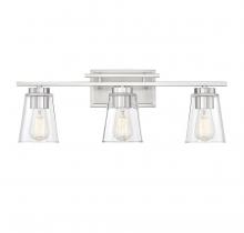 Savoy House 8-1020-3-SN - Calhoun 3-Light Bathroom Vanity Light in Satin Nickel