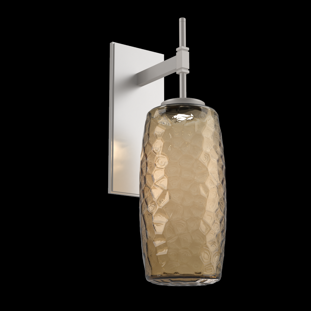 Vessel Tempo Sconce (Large)-Beige Silver-Bronze Blown Glass-LED 2700K