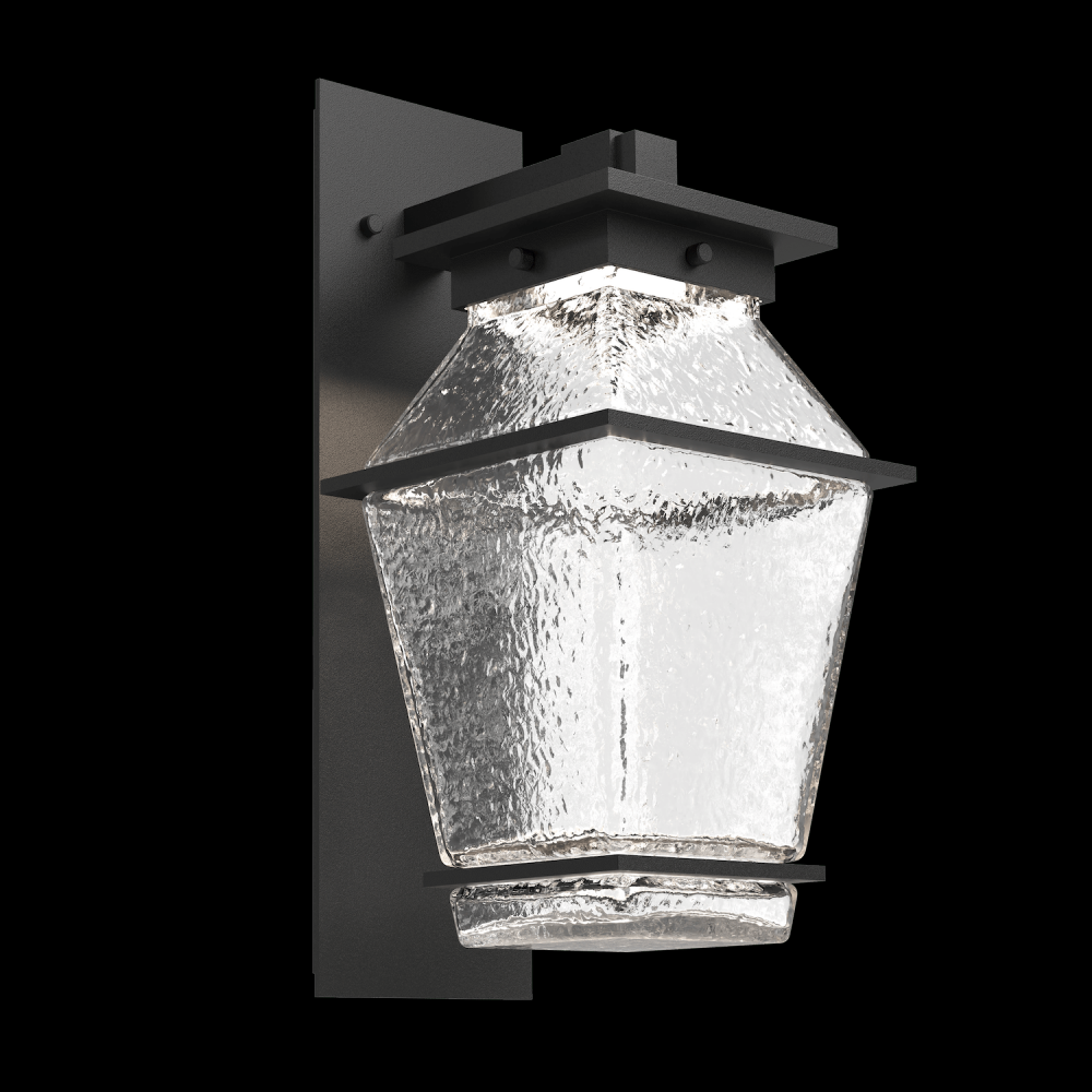 Outdoor Landmark Arm Sconce-01-Textured Black