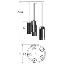 Hammerton CHB0020-05-MB-0-C01-E2 - Downtown Mesh Round Multi-Port-05