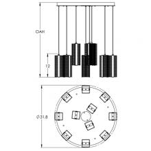 Hammerton CHB0020-11-GB-0-C01-E2 - Downtown Mesh Round Multi-Port-11