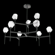  CHB0039-55-MB-C-001-L3 - Gem Round Belvedere Chandelier-55-Matte Black