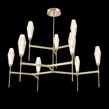 Hammerton CHB0049-54-GB-RA-001-L3 - Aalto Round Belvedere Chandelier-54-Gilded Brass