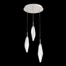 Hammerton CHB0050-03-BS-CC-C01-L3-RTS - Rock Crystal Round Pendant Chandelier - Quick Ship