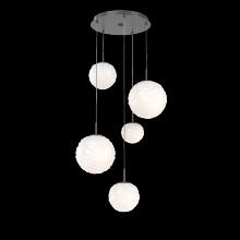 Hammerton CHB0092-05-GP-WL-C01-L3 - Gaia Round Pendant Chandelier