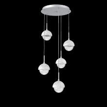 Hammerton CHB0093-05-CS-WC-C01-L1 - Cabochon Round Pendant Chandelier