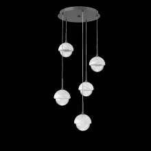 Hammerton CHB0093-05-GP-WC-C01-L3 - Cabochon Round Pendant Chandelier