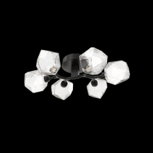 Hammerton CLB0039-01-MB-C-L3 - Gem 6-Light Flush Mount-Matte Black