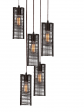 Hammerton CHB0020-03-NB-0-C01-E2 - Downtown Mesh Round Multi-Pendant-03