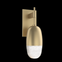 Hammerton IDB0079-01-GB-PC-L3 - Pebble Sconce-Gilded Brass-Pebble Clear