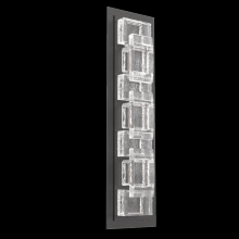 Hammerton IDB0087-01-GP-TE-L2 - Tessera  Sconce (S)-Graphite-Tetro Cast Glass