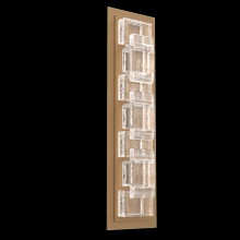 Hammerton IDB0087-01-NB-TE-L2 - Tessera  Sconce (S)-Novel Brass-Tetro Cast Glass