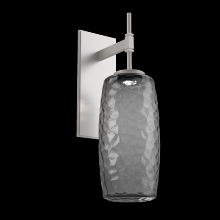 Hammerton IDB0091-01-BS-S-L3 - Vessel Tempo Sconce (Large)-Beige Silver-Smoke Blown Glass-LED 3000K