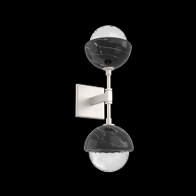 Hammerton IDB0093-02-BS-BC-L1 - Cabochon Double Sconce