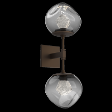 Hammerton IDB0095-02-FB-ZS-L1 - Luna Double Sconce