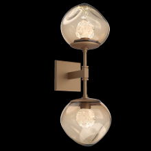 Hammerton IDB0095-02-NB-FB-L3 - Luna Double Sconce