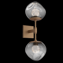 Hammerton IDB0095-02-NB-FS-L3 - Luna Double Sconce