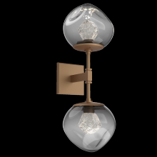 Hammerton IDB0095-02-NB-ZS-L3 - Luna Double Sconce