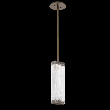 Hammerton LAB0090-01-FB-TL-001-L1 - Tabulo Pendant-Flat Bronze-Linea Cast Glass