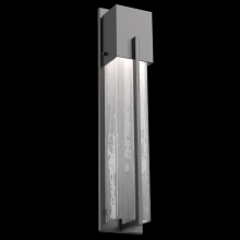 Hammerton ODB0055-16-SB-BG-G1 - Outdoor Short Square Cover Sconce with Metalwork