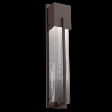 Hammerton ODB0055-23-SB-FG-L2 - Outdoor Tall Square Cover Sconce with Metalwork