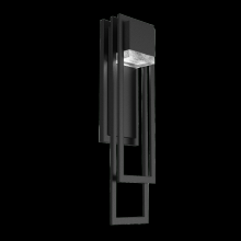 Hammerton ODB0083-01-TB-CC-L2 - Cascade Sconce 18"-Textured Black-Clear Cast