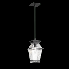 Hammerton OPB0077-01-TB-C-001-E2 - Outdoor Landmark Pendant-Textured Black-Blown Glass