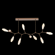 Hammerton PLB0049-BC-BB-RA-001-L3 - Aalto 10pc Branch-Burnished Bronze-Optic Rib Blown Glass