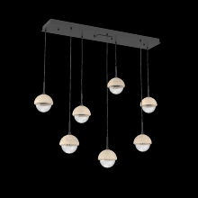 Hammerton PLB0093-07-MB-TC-C01-L3 - Cabochon Linear Pendant Chandelier