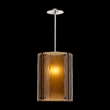 Hammerton LAB0044-16-FB-BG-001-L1 - Textured Glass Oversized Pendant-Rod Suspended-16