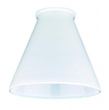 American De Rosa Lamparts G3976 - CASED WH CONE GAS SHADE