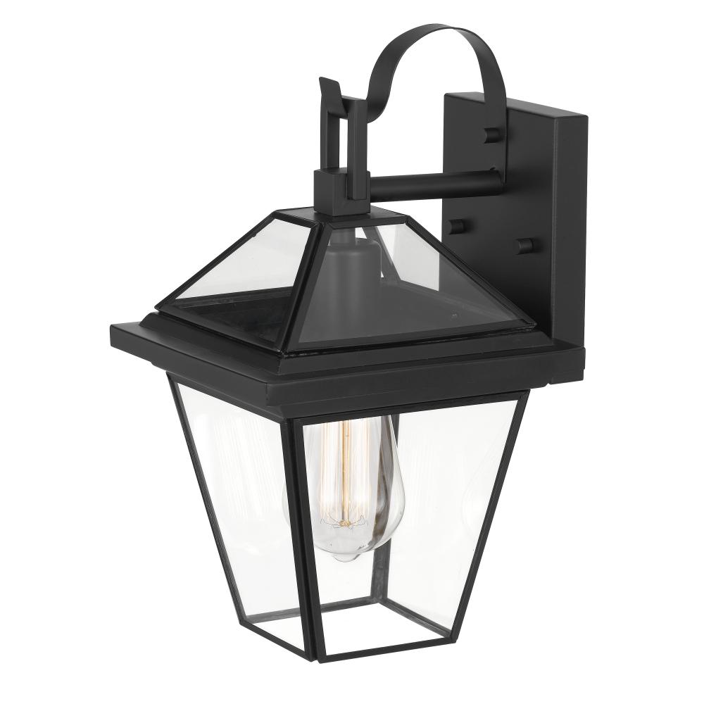 Sullivan 13 In 1-Light Matte Black Painted Outdoor Wall Sconce Lamp