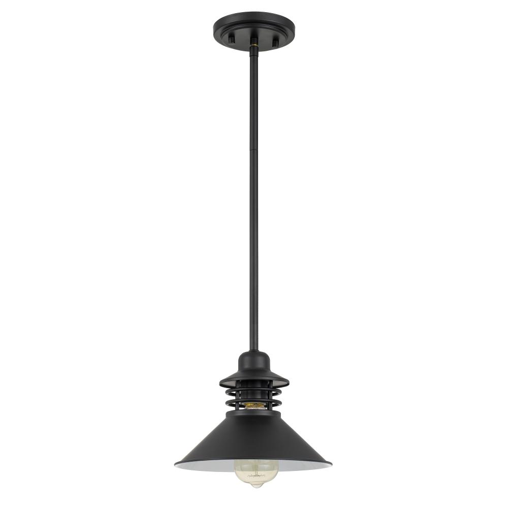 Robby 1-Light Black Finish Mini Pendant 9“ X 9” X 6.63“