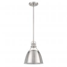 Worldwide Lighting Corp E80011-005 - Helmut 1-Light Brushed Nickel Finish Pendant 10“ X 10” X 12“