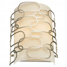 Worldwide Lighting Corp W23440MN9 - Montauk 2-Light Matte Nickel Finish Wall Sconce Light 9 in. W x 13 in. H Medium