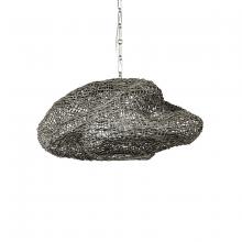 Palecek 2739-79 - Andorra Wicker Pendant Small Grey