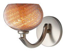 Stone Lighting WS111MOPNX3 - Wall Sconce Nautilus Mocha Polished Nickel GY6.35 Xenon 35W